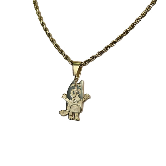 Custom Blue*y & Bingo Pendant Necklace