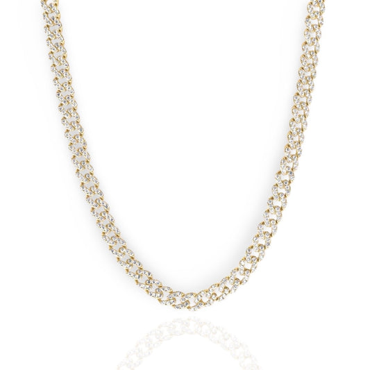 ICED OUT CUBAN NECKLACE -camillaboutiqueshop