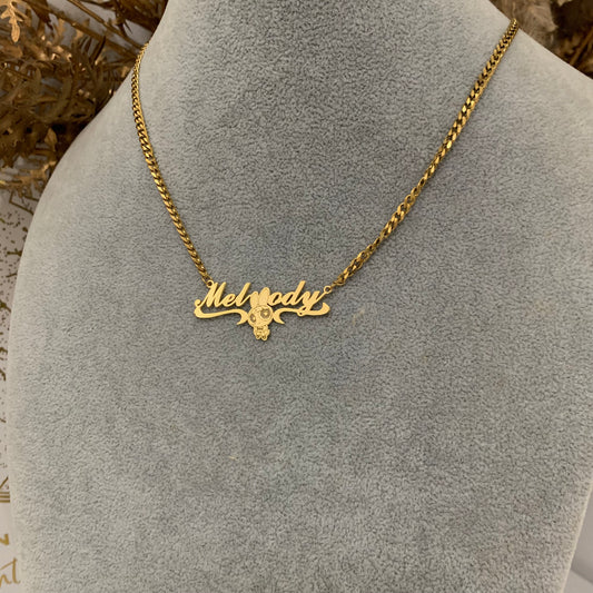 custom powerpuff girls name necklace