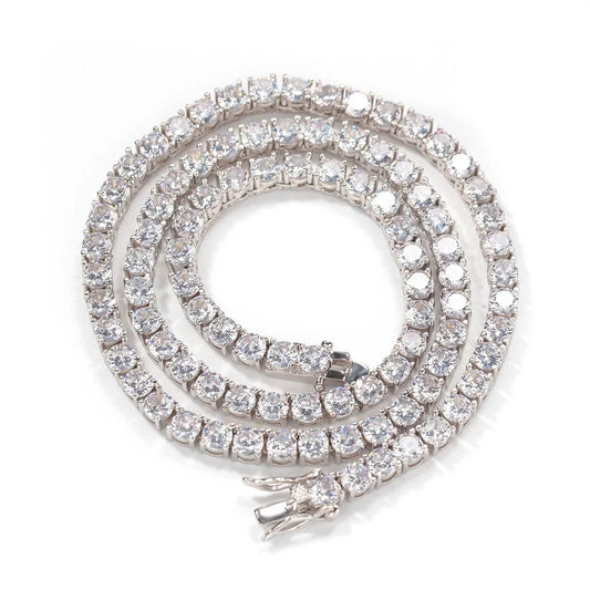 Classic Icy Tennis  Necklace
