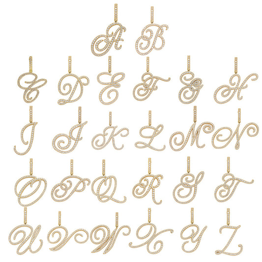 Cursive  Initial  Necklace
