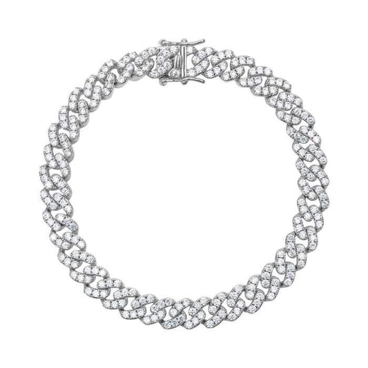 Iced Cubano Link Bracelet - camillaboutiqueshop