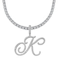Iced Initial Necklace - camillaboutiqueshop